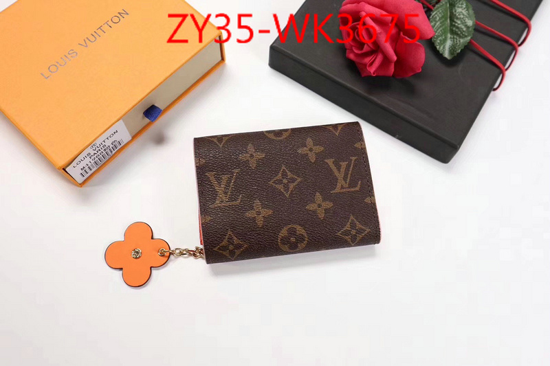 LV Bags(4A)-Wallet,ID: WK3675,$:35USD