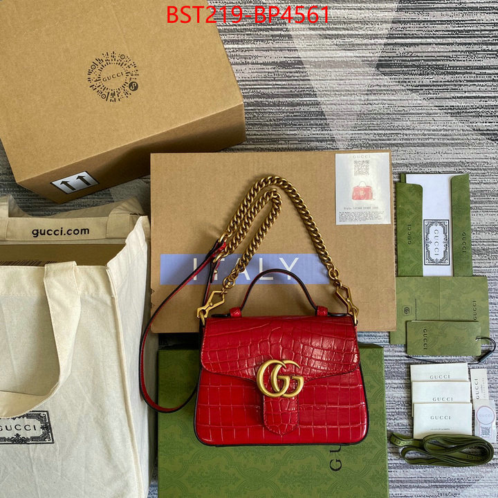 Gucci Bags(TOP)-Marmont,how to find designer replica ,ID: BP4561,$: 219USD