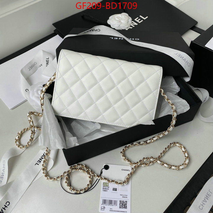 Chanel Bags(TOP)-Diagonal-,ID: BD1709,$: 209USD