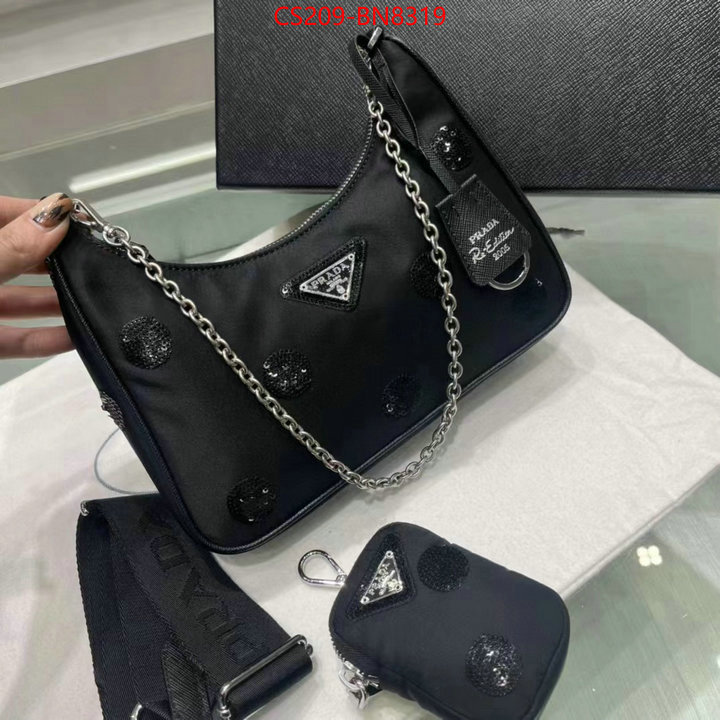 Prada Bags(TOP)-Re-Edition 2005,ID: BN8319,$: 209USD