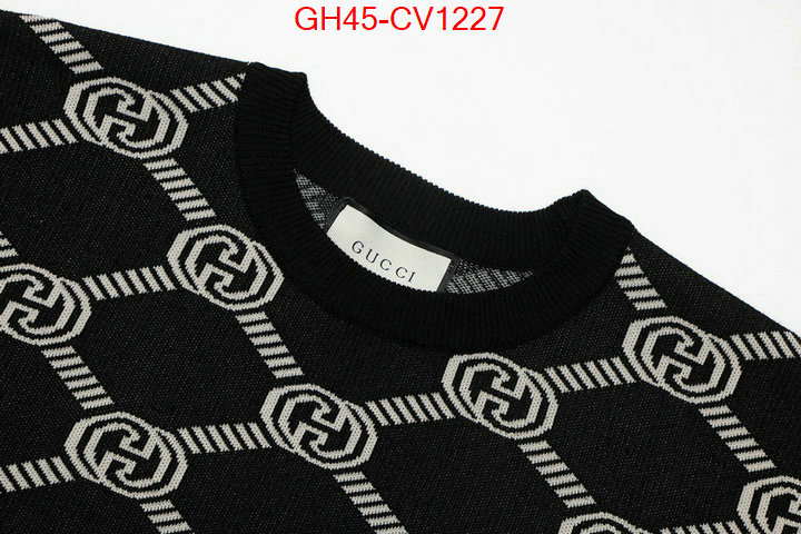 Clothing-Gucci,sellers online , ID: CV1227,$: 45USD