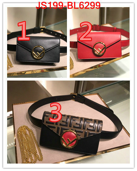 Fendi Bags(TOP)-Diagonal-,aaaaa+ class replica ,ID: BL6299,$: 199USD