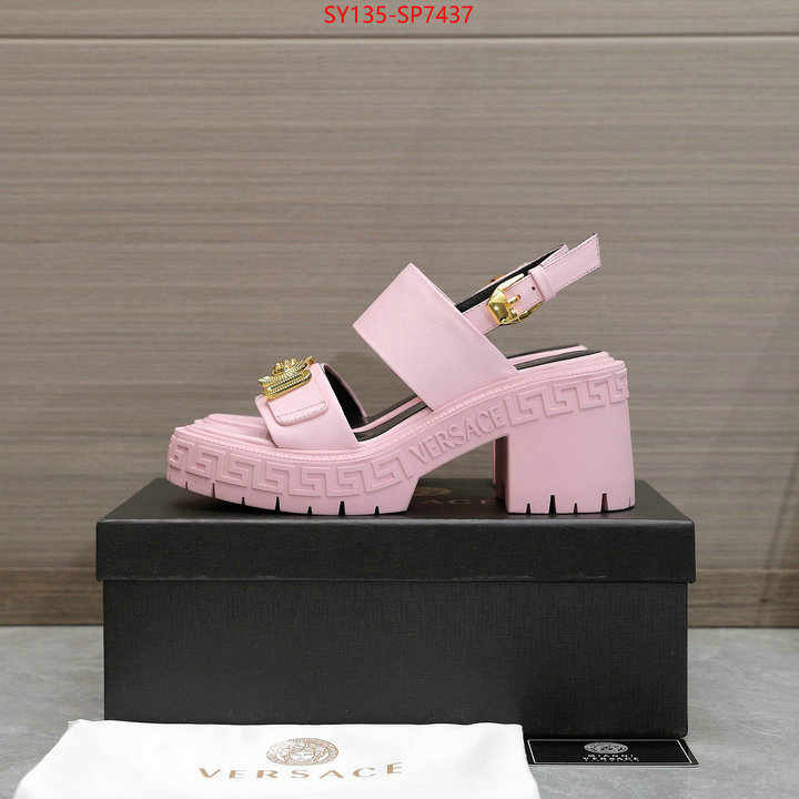 Women Shoes-Versace,fake designer , ID: SP7437,$: 135USD