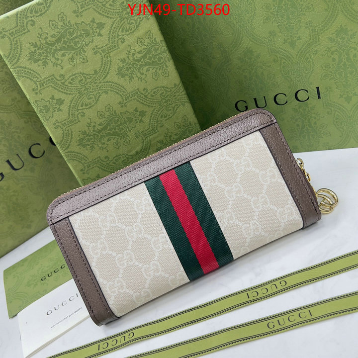 Gucci Bags(4A)-Wallet-,wholesale 2023 replica ,ID: TD3560,$: 49USD