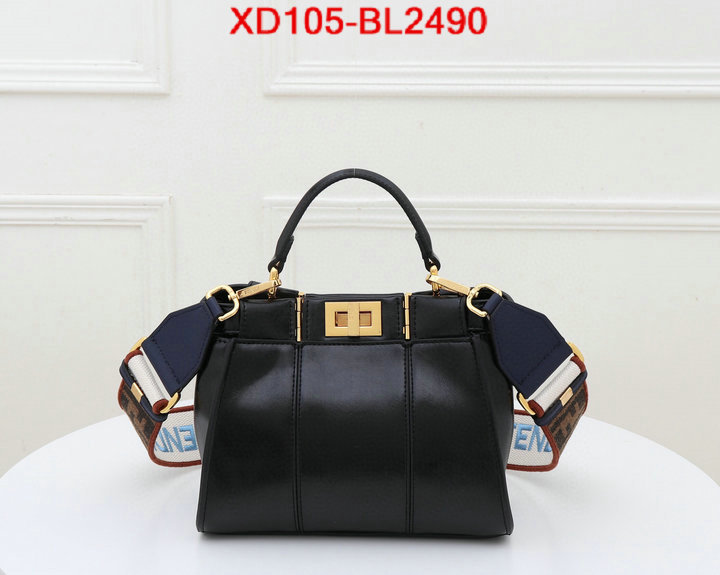 Fendi Bags(4A)-Peekaboo,high quality designer replica ,ID: BL2490,$: 105USD