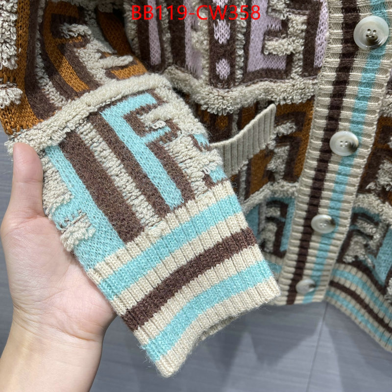 Clothing-Fendi,new designer replica , ID: CW358,$: 119USD