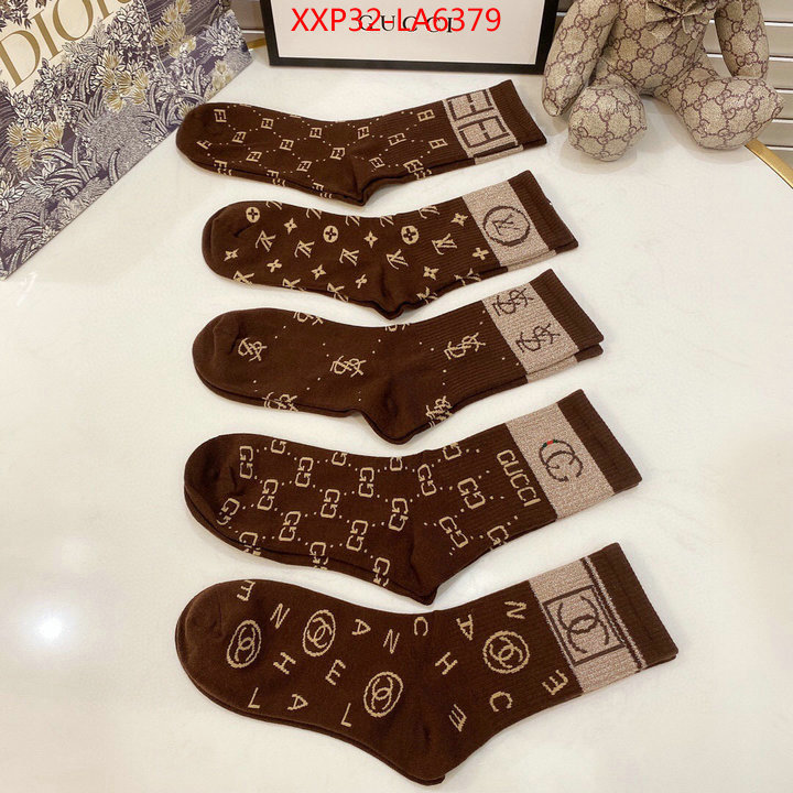 Sock-Gucci,at cheap price , ID: LA6379,$: 32USD