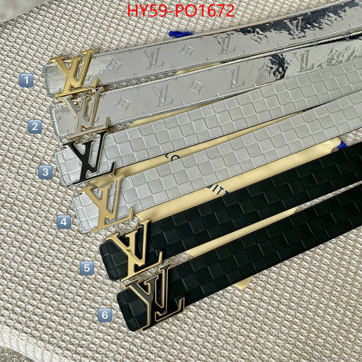 Belts-LV,where can i buy the best 1:1 original , ID: PO1672,$: 59USD