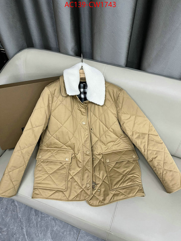 Down jacket Women-Burberry,buy best high-quality , ID: CW1743,$: 139USD