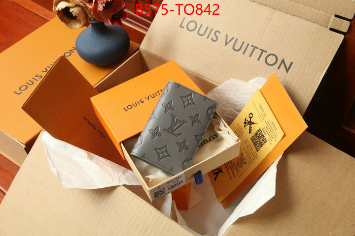 LV Bags(TOP)-Wallet,ID: TO842,$: 75USD