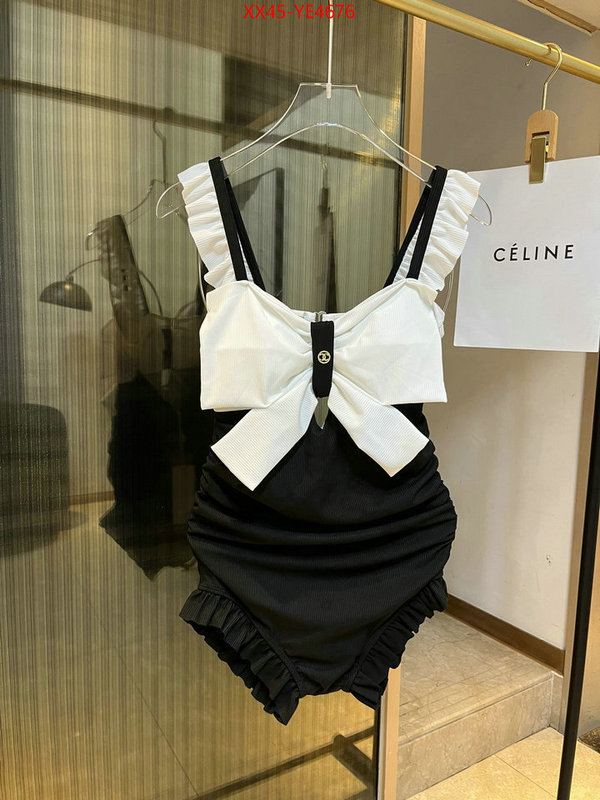 Swimsuit-Chanel,fake aaaaa , ID: YE4676,$: 45USD