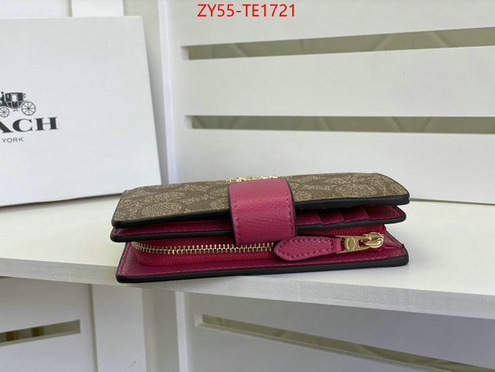 Coach Bags(4A)-Wallet,replica 1:1 ,ID: TE1721,$: 55USD