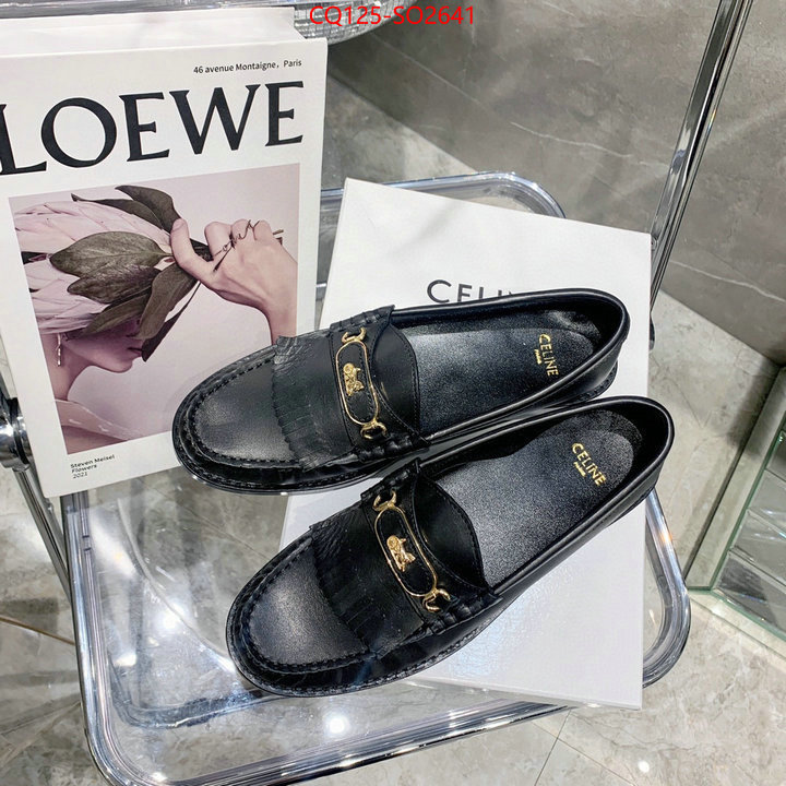 Women Shoes-CELINE,buy high-quality fake , ID: SO2641,$: 125USD