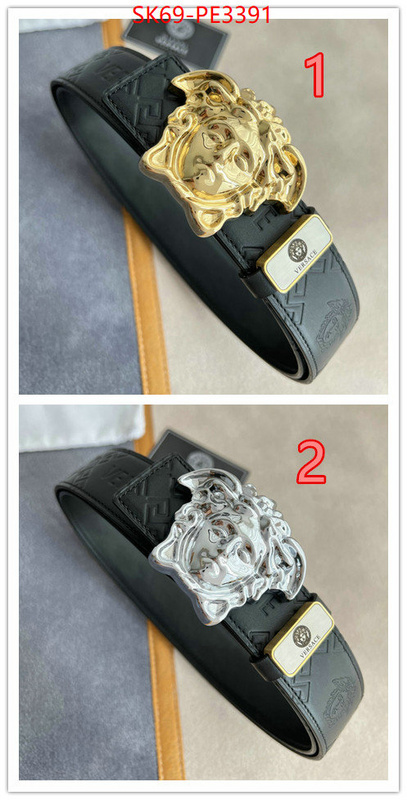 Belts-Versace,2023 aaaaa replica 1st copy , ID: PE3391,$: 69USD