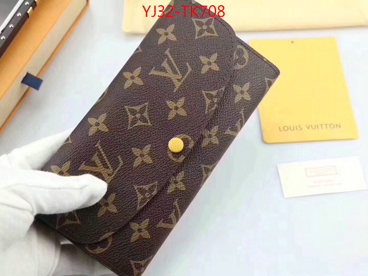 LV Bags(4A)-Wallet,ID: TK708,$:32USD