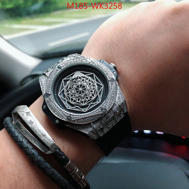 Watch(4A)-Hublot,buy best high quality ,ID: WK3258,$:185USD