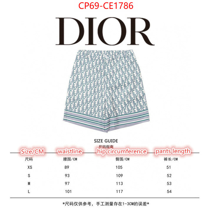 Clothing-Dior,aaaaa quality replica , ID: CE1786,$: 69USD