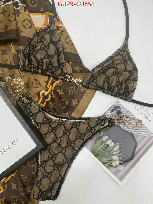 Swimsuit-GUCCI,replica 2023 perfect luxury , ID: CU851,$: 29USD