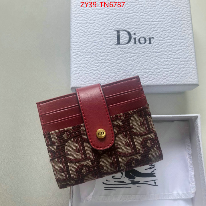 Dior Bags(4A)-Wallet-,ID: TN6787,$: 39USD