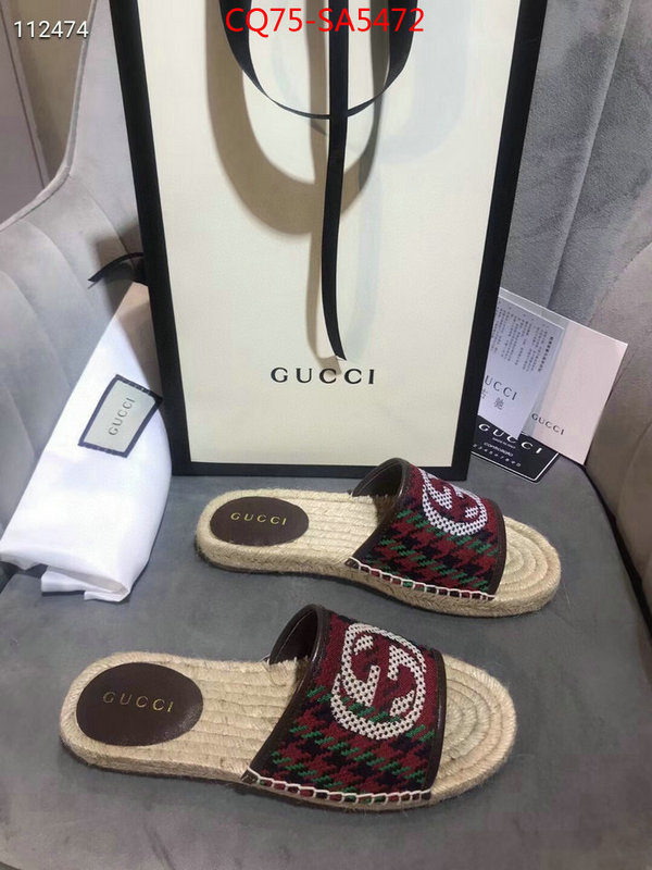 Women Shoes-Gucci,best luxury replica , ID: SA5472,$: 75USD