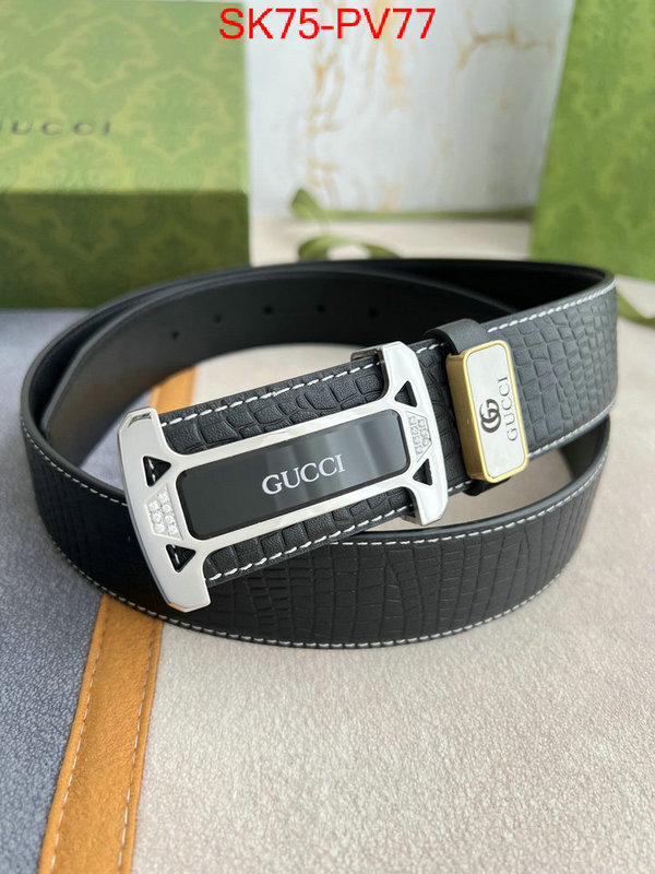 Belts-Gucci,best website for replica , ID: PV77,$: 75USD