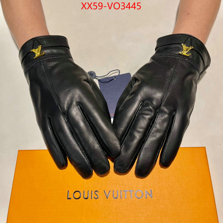 Gloves-LV,top quality , ID: VO3445,$: 59USD