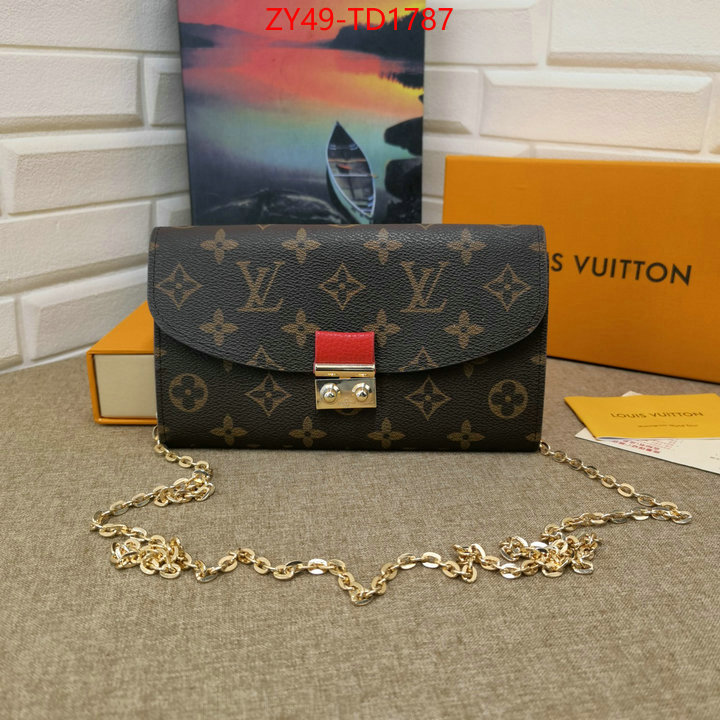 LV Bags(4A)-Wallet,ID: TD1787,$: 49USD