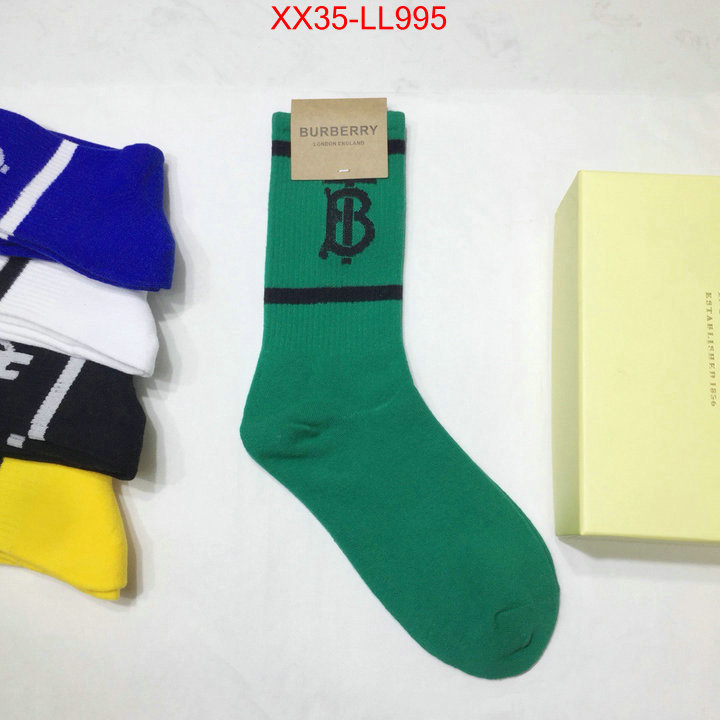 Sock-Burberry,sale outlet online , ID: LL994,$:35USD