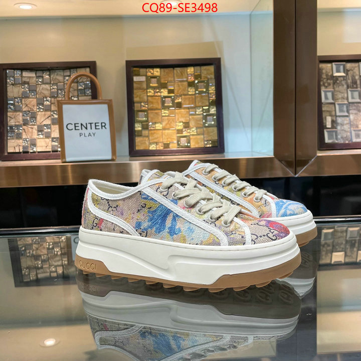 Women Shoes-Gucci,fake aaaaa , ID: SE3498,$: 89USD