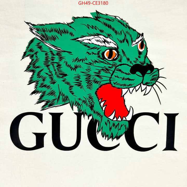 Clothing-Gucci,2023 replica wholesale cheap sales online , ID: CE3180,$: 49USD