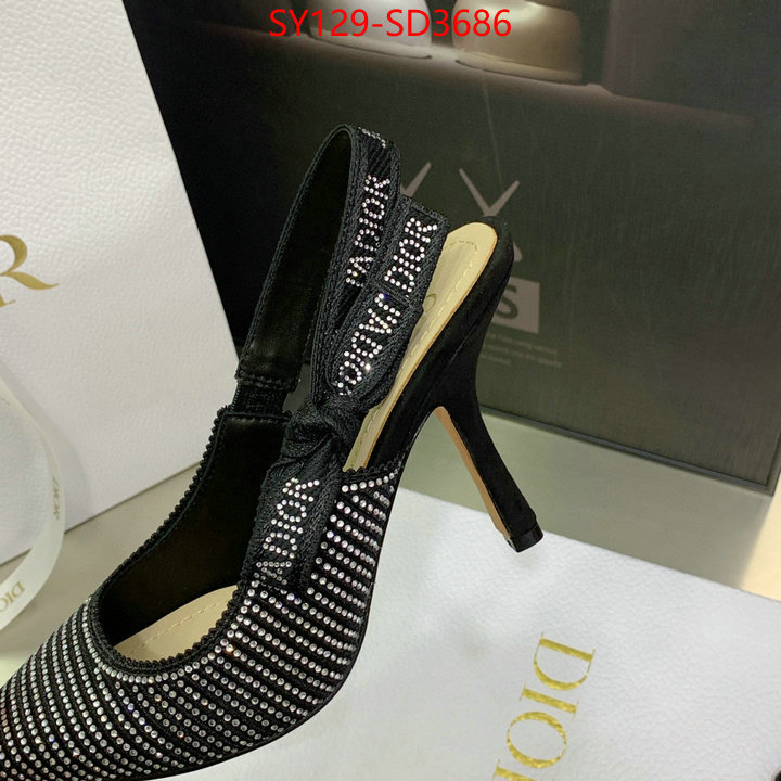 Women Shoes-Dior,buy 2023 replica , ID: SD3686,$: 129USD