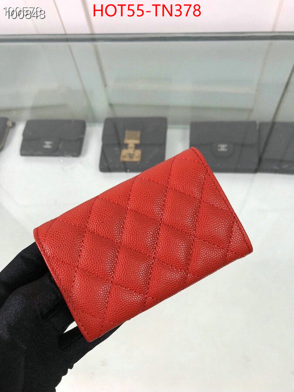 Chanel Bags(TOP)-Wallet-,ID: TN378,$: 55USD