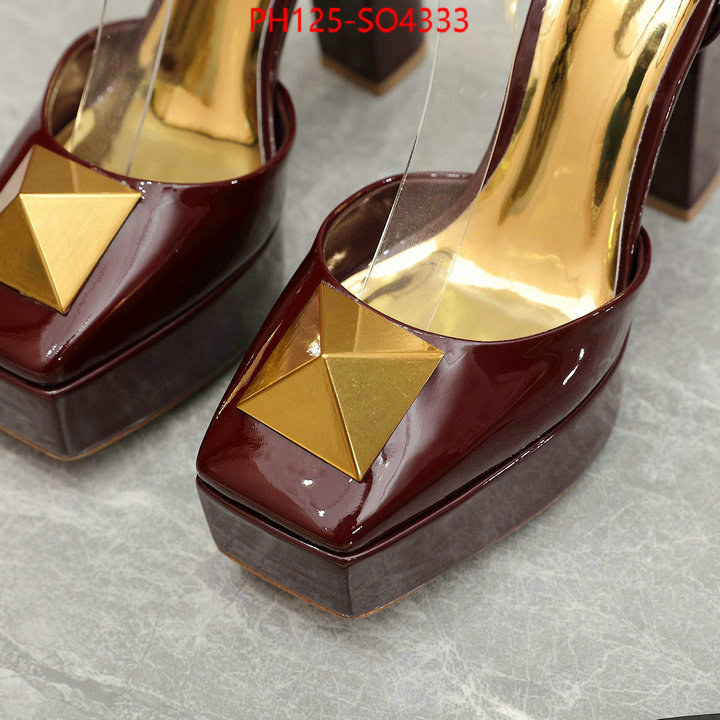 Women Shoes-Valentino,what's the best to buy replica , ID: SO4333,$: 125USD