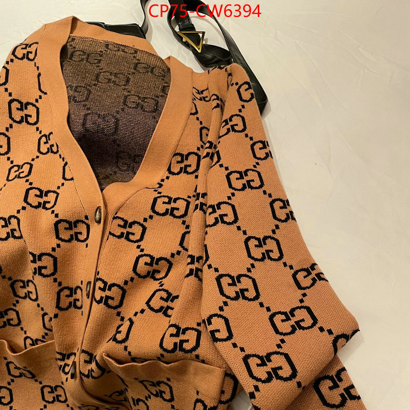 Clothing-Gucci,high quality designer , ID: CW6394,$: 75USD