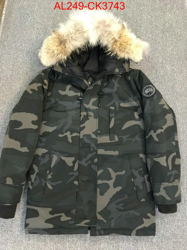 Down jacket Men-Canada Goose,perfect quality , ID: CK3743,$:249USD