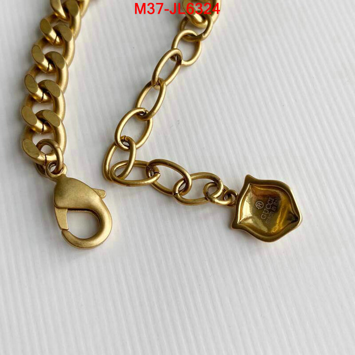 Jewelry-Gucci, ID: JL6324 ,fake cheap best online,$: 37USD