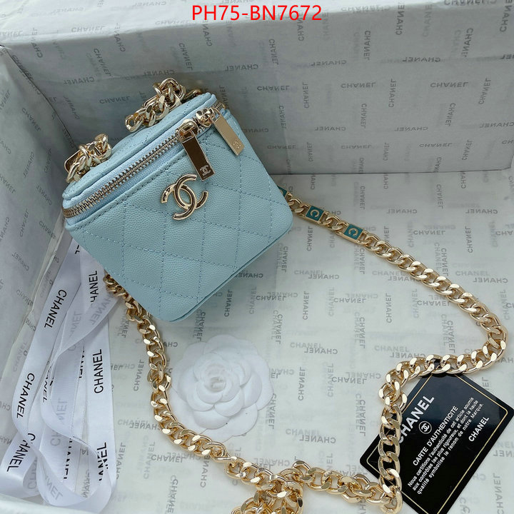 Chanel Bags(4A)-Vanity,ID: BN7672,$: 75USD