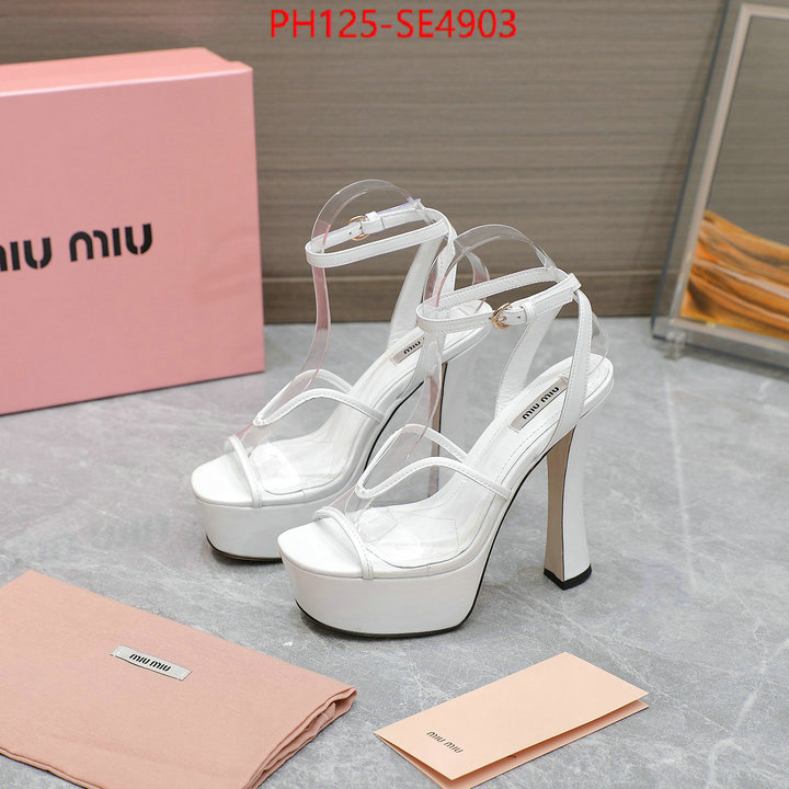 Women Shoes-Miu Miu,high quality designer replica , ID: SE4903,$: 125USD