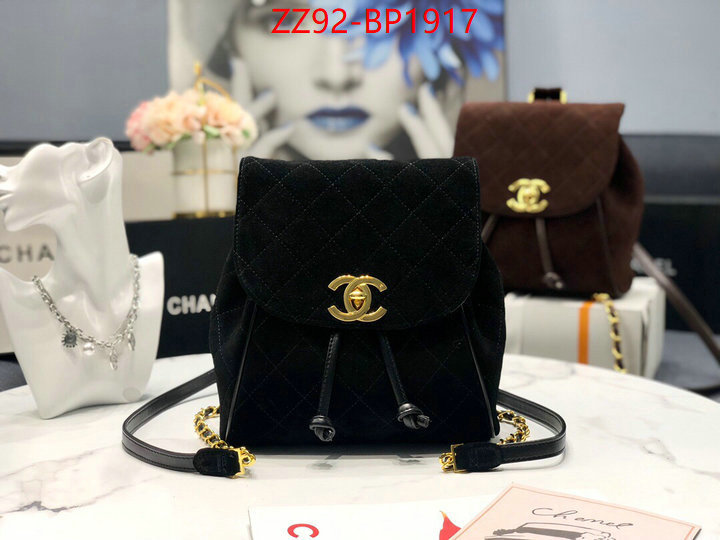 Chanel Bags(4A)-Backpack-,ID: BP1917,$: 92USD