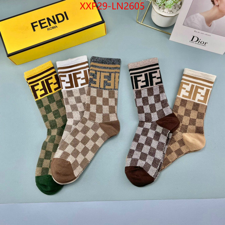 Sock-Fendi,best knockoff , ID: LN2605,$: 29USD