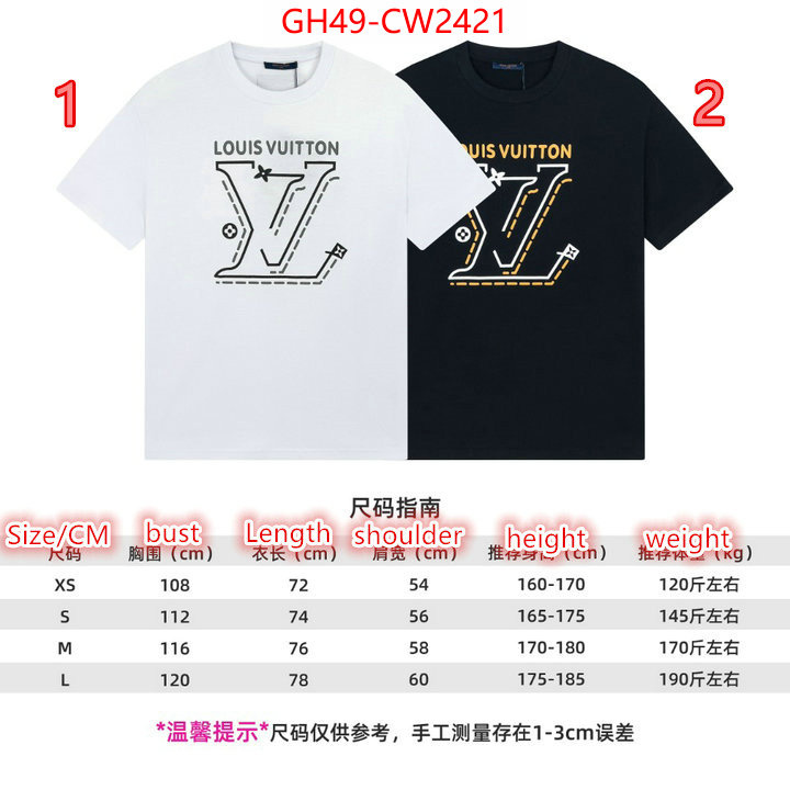 Clothing-LV,best site for replica , ID: CW2421,$: 49USD