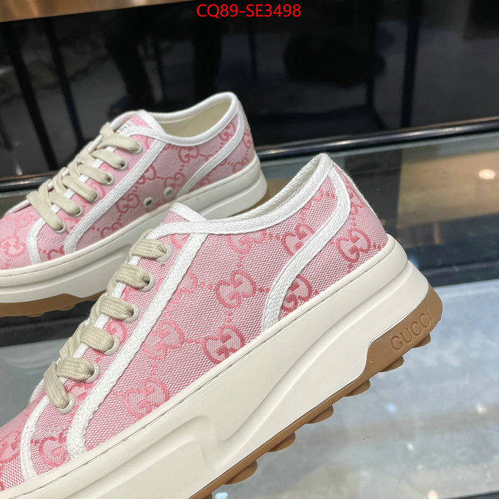 Women Shoes-Gucci,fake aaaaa , ID: SE3498,$: 89USD