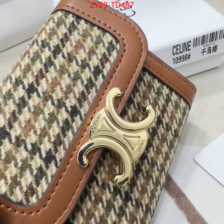 CELINE Bags(4A)-Wallet,outlet 1:1 replica ,ID: TD487,$: 59USD