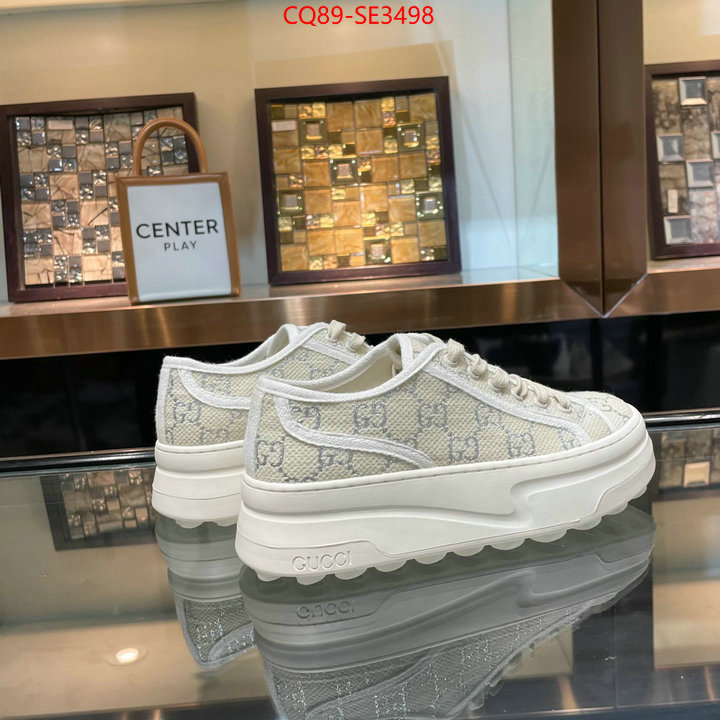 Women Shoes-Gucci,fake aaaaa , ID: SE3498,$: 89USD