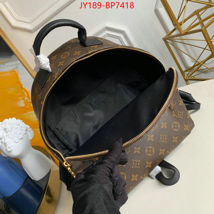 LV Bags(TOP)-Backpack-,Code: BP7418,$: 189USD