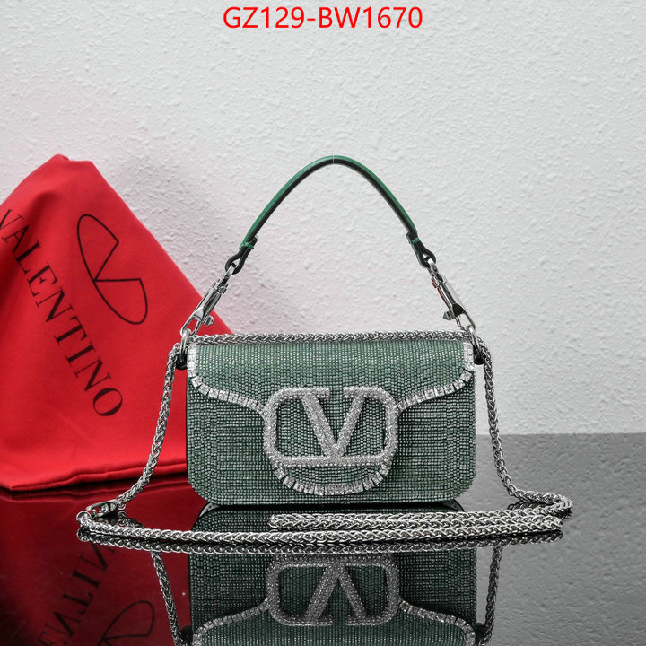 Valentino Bags(4A)-LOC-V Logo ,what is a 1:1 replica ,ID: BW1670,$: 129USD