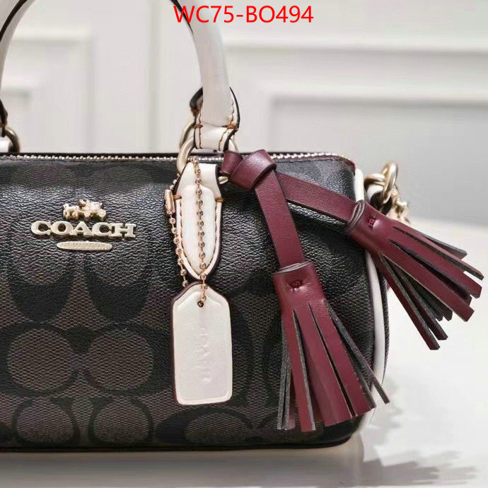 Coach Bags(4A)-Diagonal,wholesale designer shop ,ID: BO494,$: 75USD