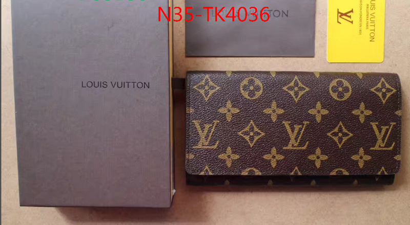 LV Bags(4A)-Wallet,ID: TK4036,$: 35USD