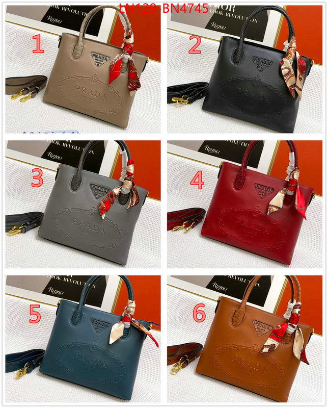 Prada Bags(4A)-Handbag-,best capucines replica ,ID: BN4745,$: 129USD