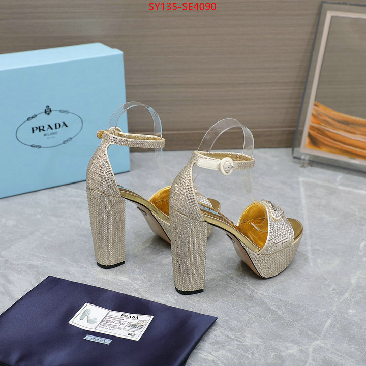 Women Shoes-Prada,mirror quality , ID: SE4090,$: 135USD